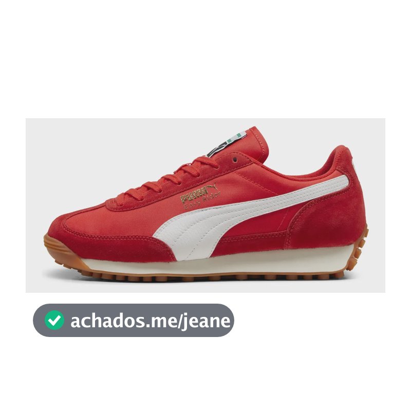 Tênis Easy Rider Vintage Puma Vermelho Vivo 43 Br