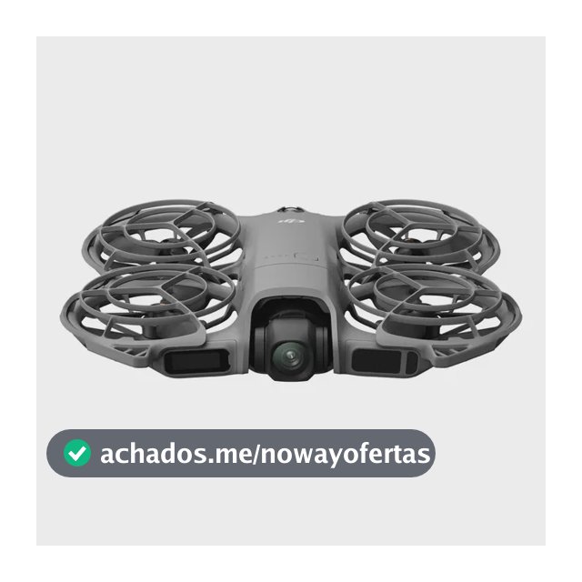 DJI Neo 2 Standard (Apenas o Drone), Leve e Dobrável, Decolagem e Pouso na Palma da Mão, Controle por Gestos, ActiveTrack, Detecção de Obstáculos Omnidirecional, Drone 4K para Iniciantes - DJI069