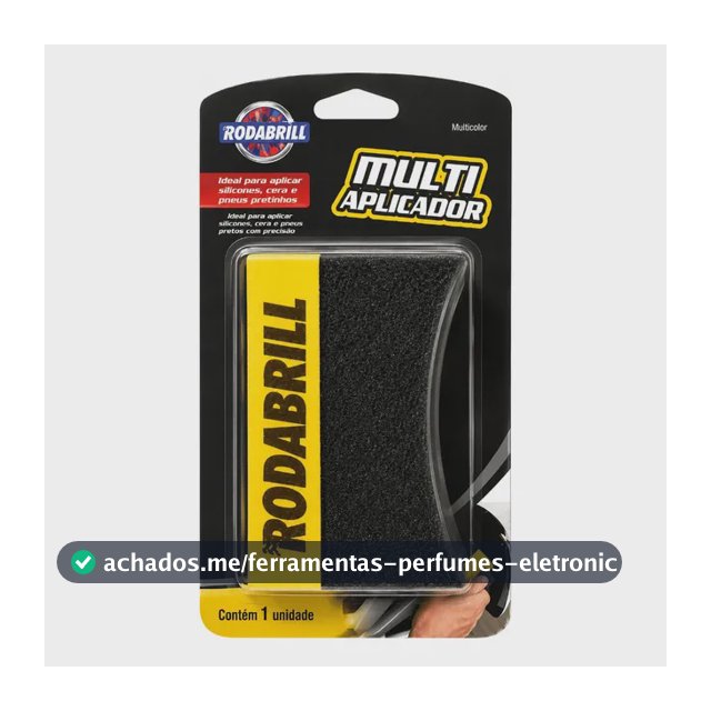 Esponja Multi Aplicador Silicone Pretinho Rodabril