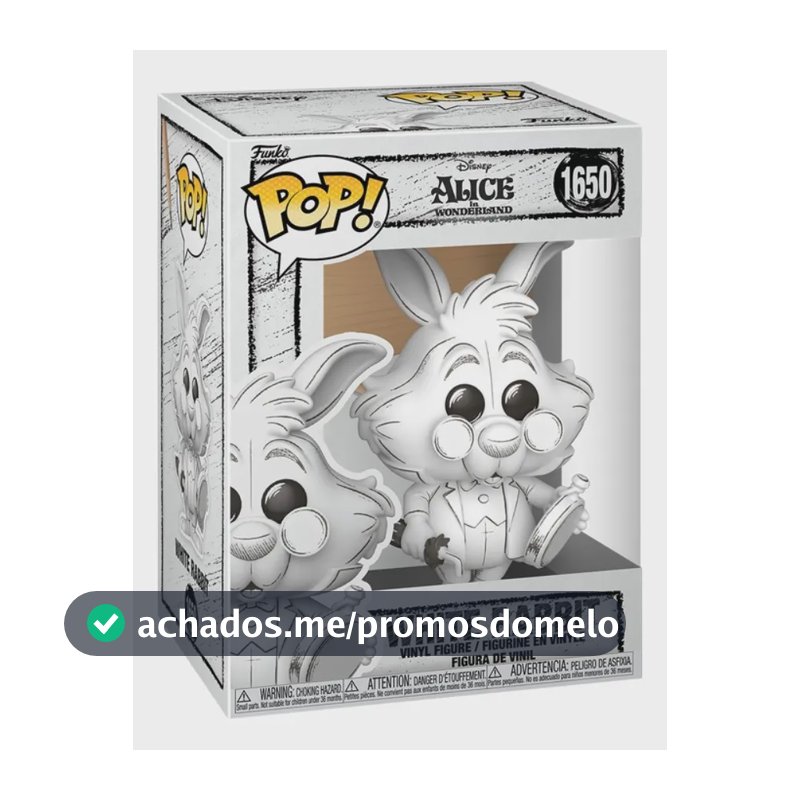 Boneco Funko Pop! Disney Esboços - Coelho Branco