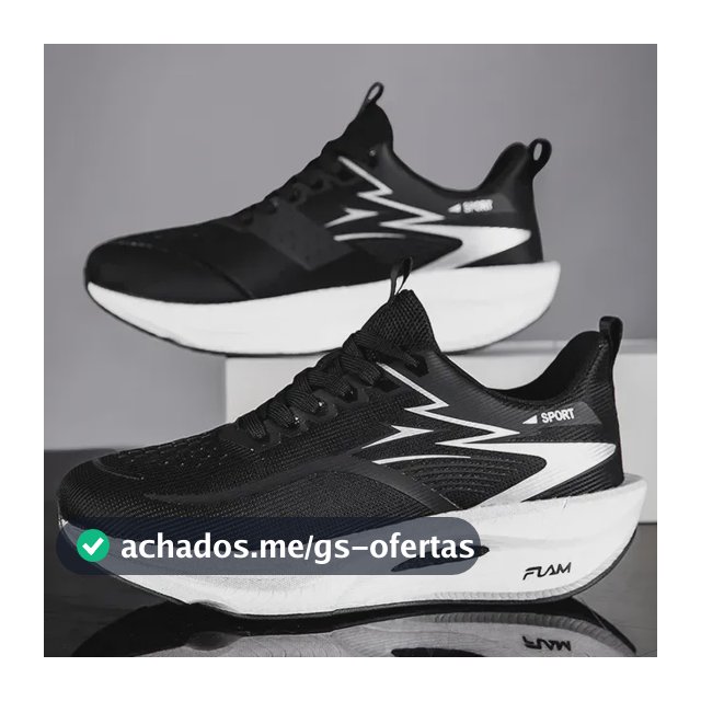 Tênis De Corrida Respiráveis Soft Sole Rebound  Preto 43 Eu