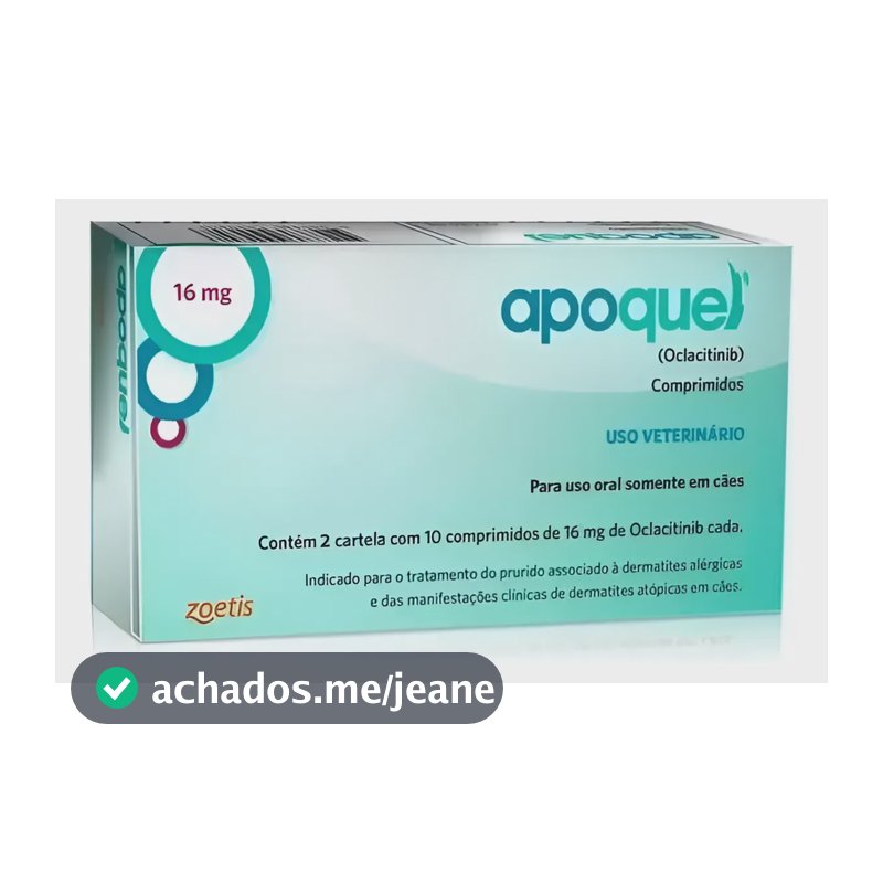 Apoquel Dermatológico Anti Coceira 16 Mg