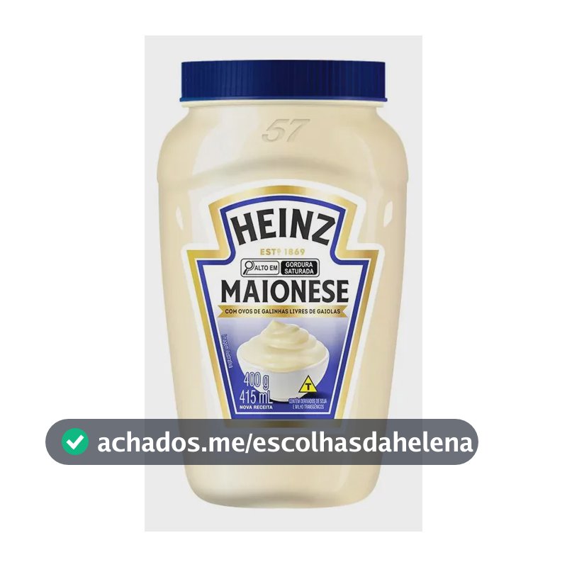 Maionese Heinz Tradicional 400g