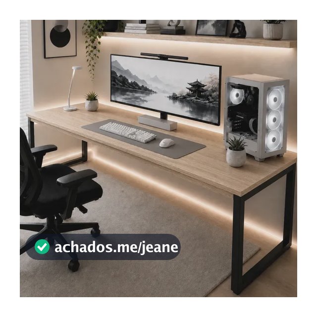Mesa 150cm Industrial Madeira Para Escritório E Estudos Madeira