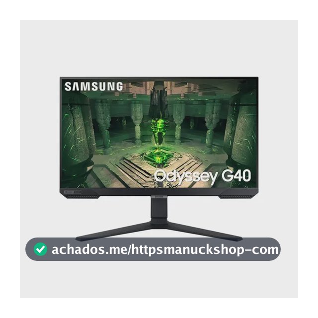 Monitor Gamer Samsung Odyssey G40 27 , 240 Hz, 1ms, Ajuste De Altura, Gsync, Freesync,hdmi, Dp, Fhd, Preto