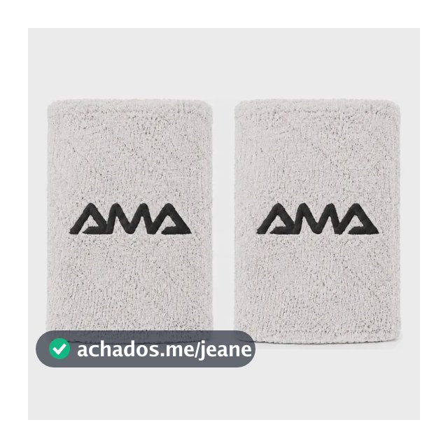 Par Munhequeira Atoalhada Beach Tênis Ama Sports