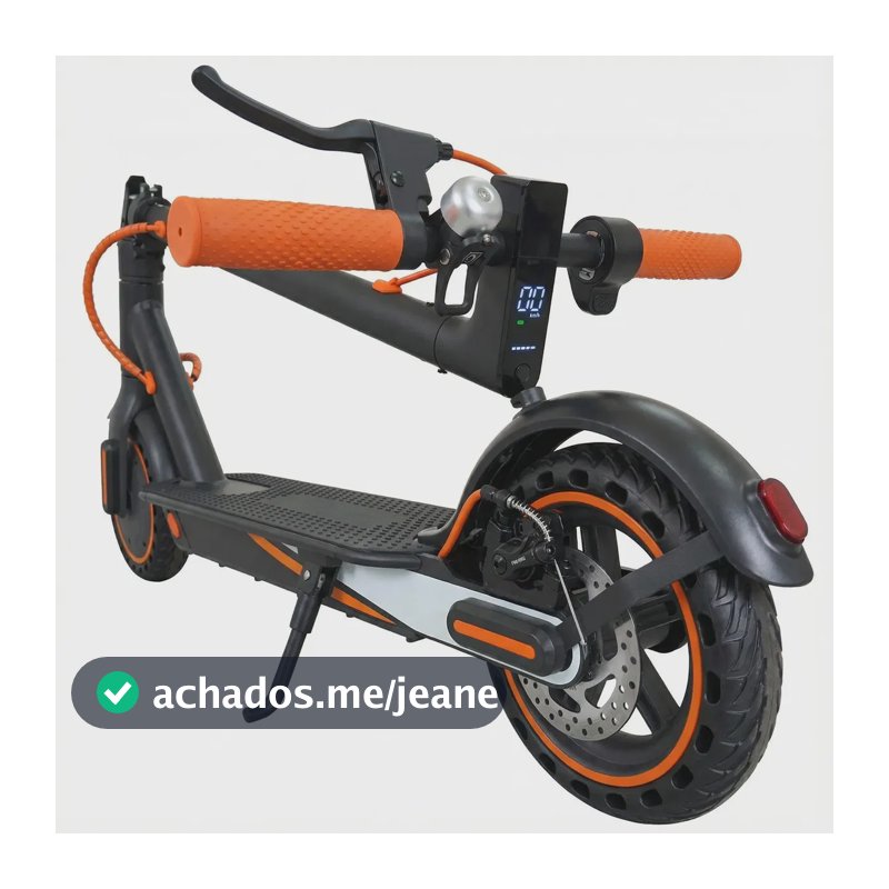 JAGUARIDE Patinete Eletrico Scooter Adulto Xm01 500w Velocidade Máxima De 32 Km/h 25 Km De Autonomia Corpo Em Liga De Alumínio Com App Bluetooth Preto
