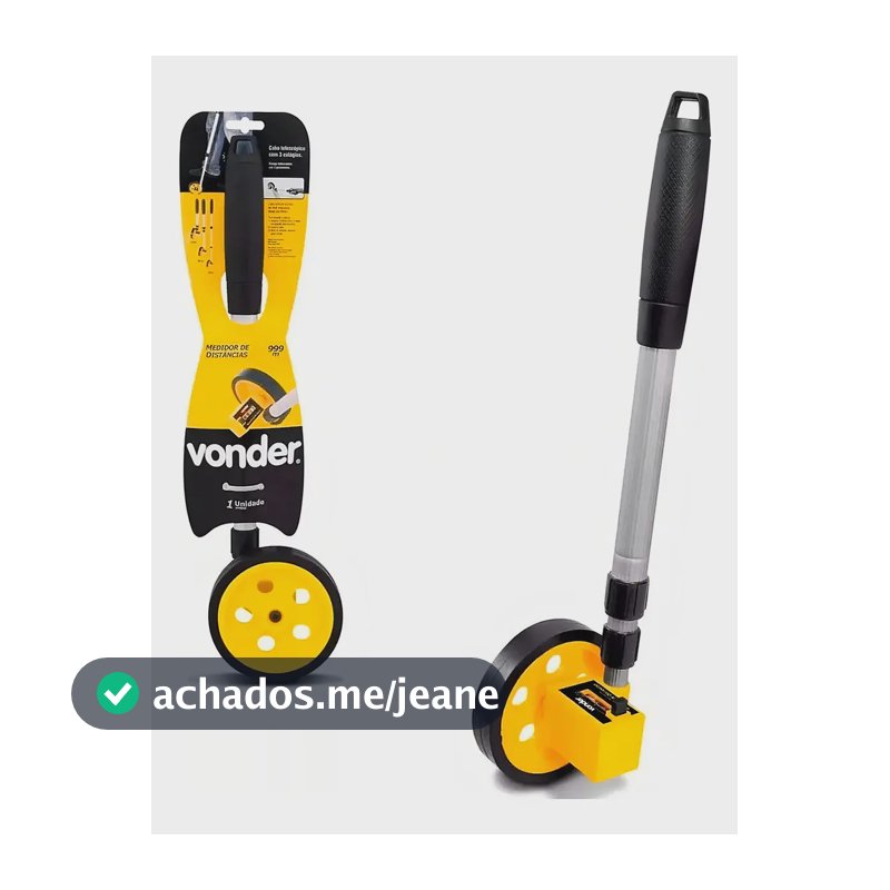 Vonder Medidor De Distância Trena Analógica Com Roda 4 Dígitos