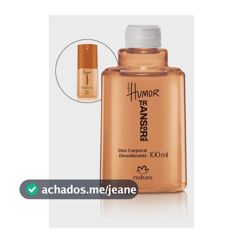 Refil Deo Corporal Natura Humor Transforma 100 Ml
