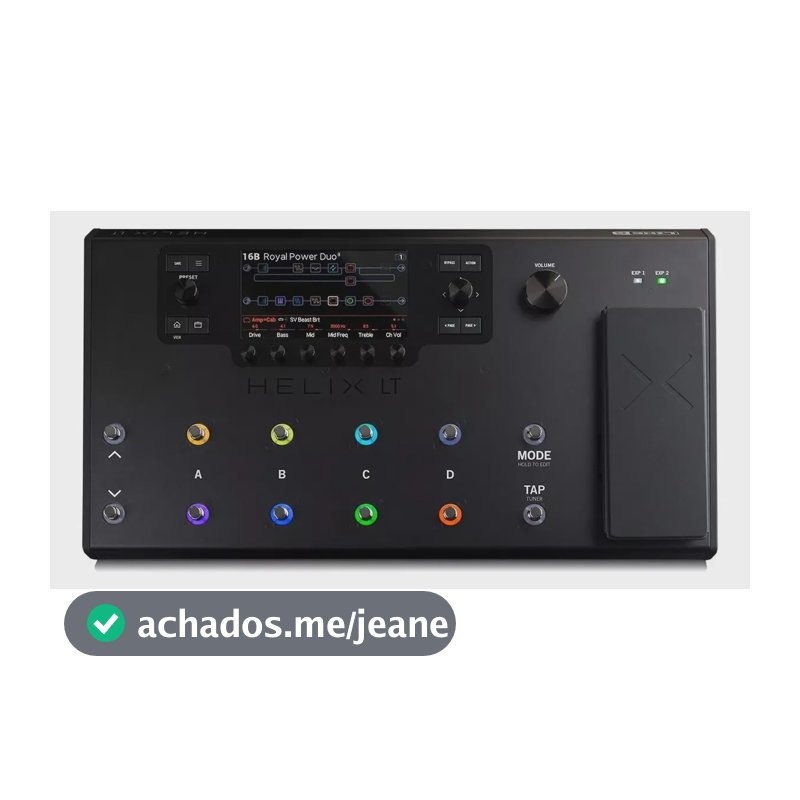 Pedal de efeito Line 6 Helix LT HELIXLT preto
