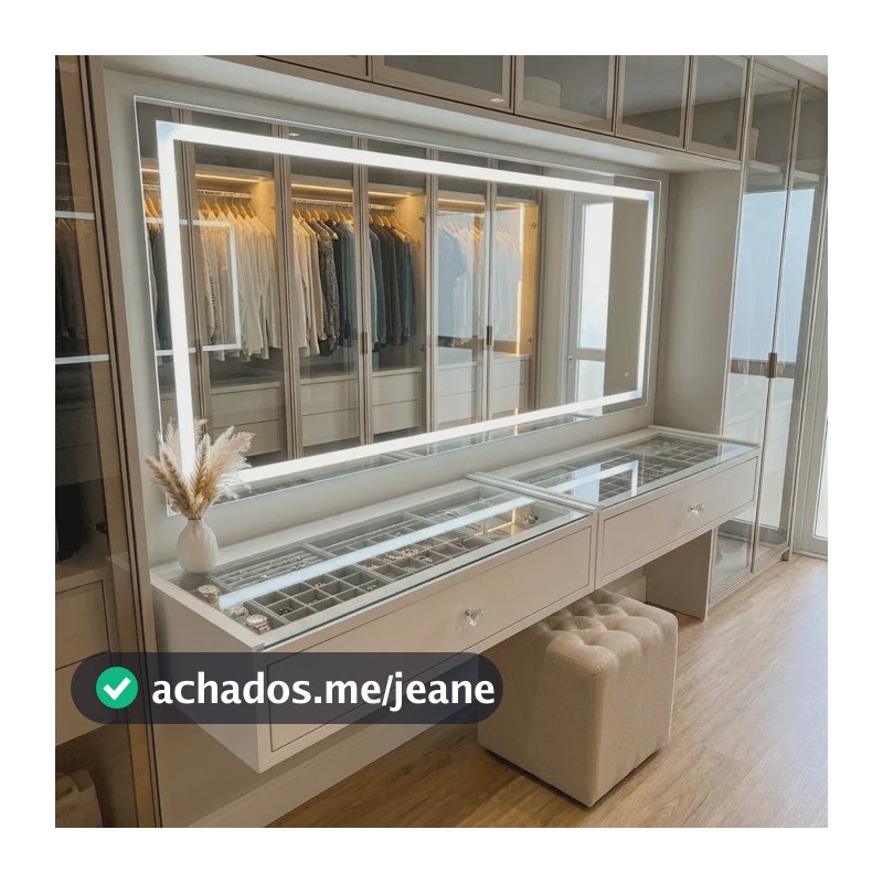 Penteadeira De Maquiagem Em Mdf 15mm Com Gavetas Reforçadas Branco