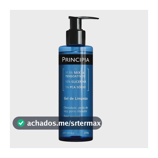 Gel Limpeza Facial Principia Gl02 200ml Pele Sensível Suave Normal A Sensível Dia/noite
