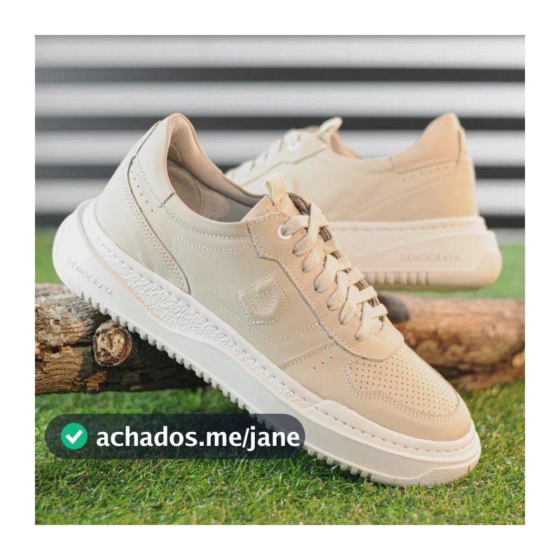 Tênis Democrata Block Masculino Premium Sofisticado Elegante
