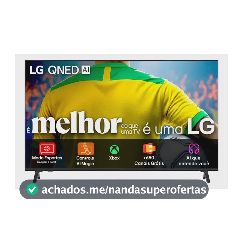 Smart TV 55" LG QNED73 4K WebOS AI Magic