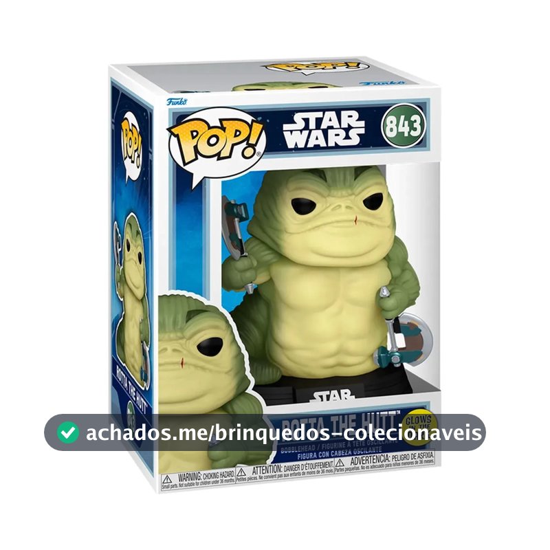 Funko Pop Star Wars: O Mandaloriano E O Grogu - Rotta Hutt