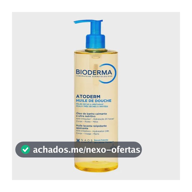 Bioderma Atoderm Óleo De Banho Higiene Hidratante Diária 200ml