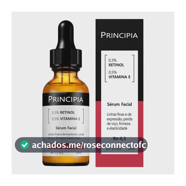 Principia, Sérum Facial Retinol, 30ml Todo Tipo De Pele Noite