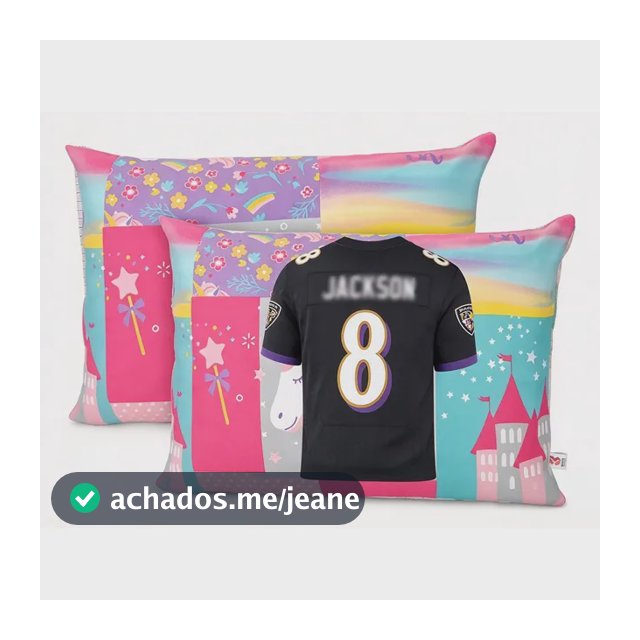 Par De Fronha Estampada Microfibra Aveludada Glq Infantil