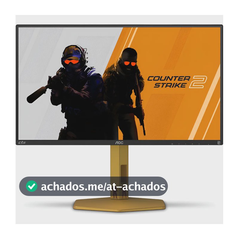 Monitor Gamer Aoc Agon Cs2 25'' 310hz Base Ajustável Cs25g Preto/dourado 127/220v