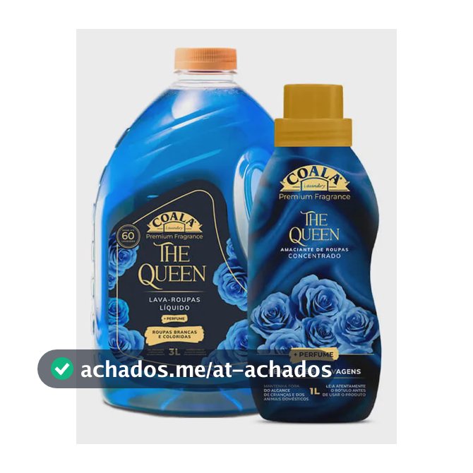 Kit Lava Roupas Coala 3L + 1 Amaciante The Queen