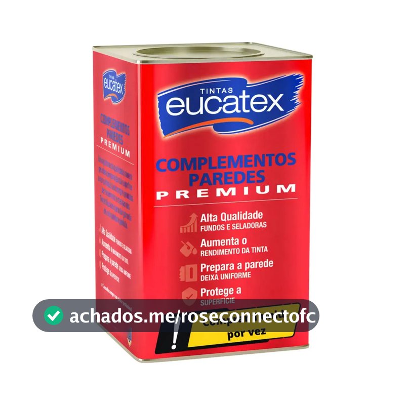 Selador Acrílico Branco Para Parede Gesso Reboco Eucatex Acabamento Fosco
