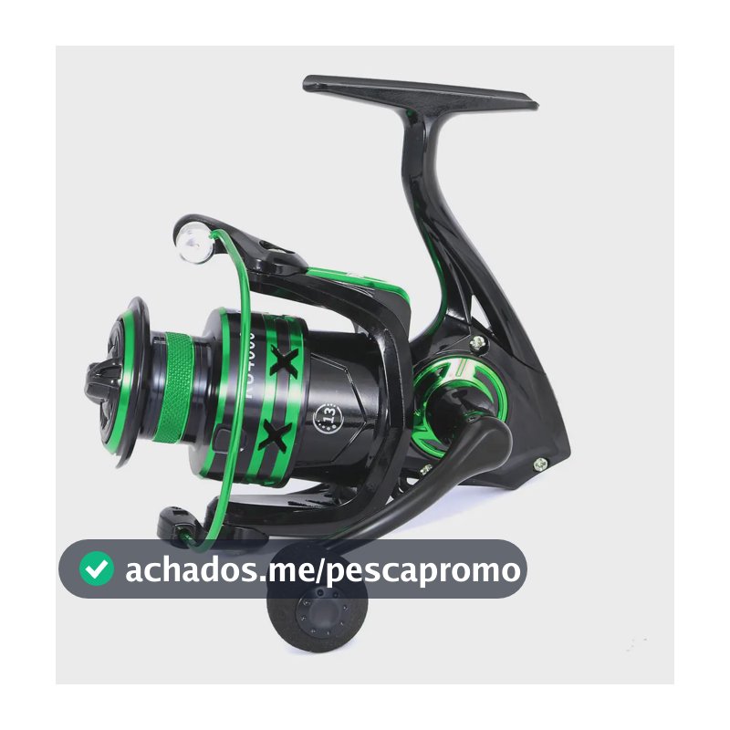 Molinete Pesca Sougayilang Série 5000 Alumínio Verde Drag 10kg