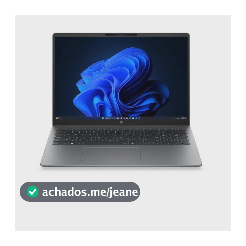 Notebook HP 200 G2i Intel Core 5-120U 16" Intel Graphics RAM 8GB (1x8GB) DDR5 5200 SSD 512GB PCIe4x4 Windows 11 Home SL - E30QFAT#AK4