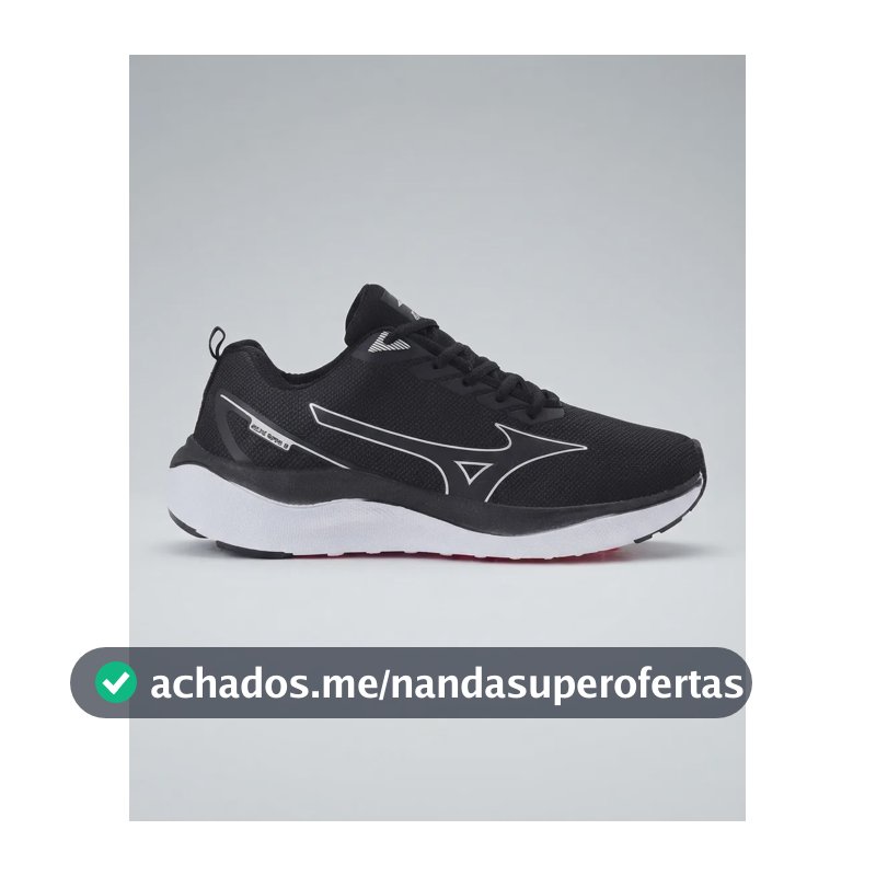 Tênis Mizuno Inspire 18 Original Macio Corrida Promoção Preto/branco 40 Br