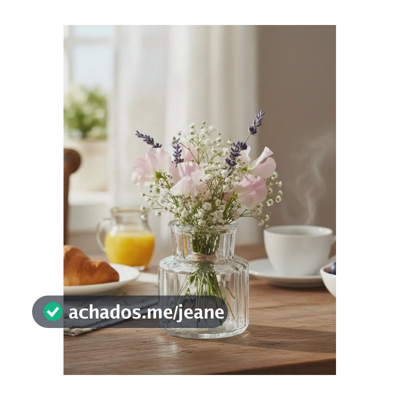 Mini Vaso De Vidro Minimal Baixo Decorativo Flores 8,5cm Transparente