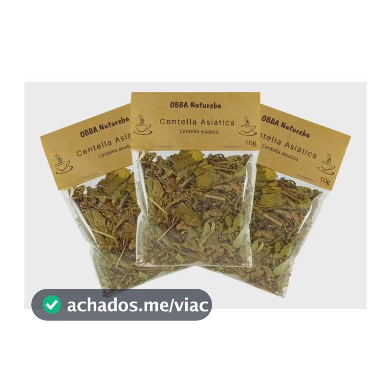 Obba Natureba Chá de Centella Ervas - Centella - 1 - Kit - 3 - 10 g