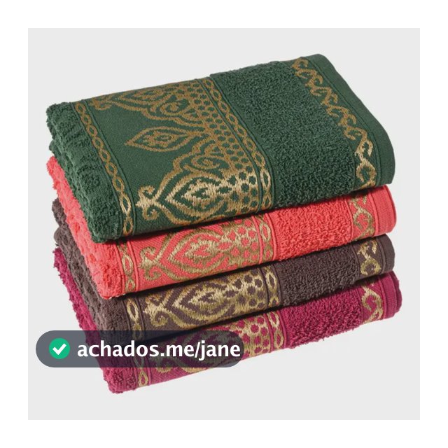 Kit 4 Toalha Rosto Algodão 330g/m2 Luxo Laune Haus Cores Sortidas
