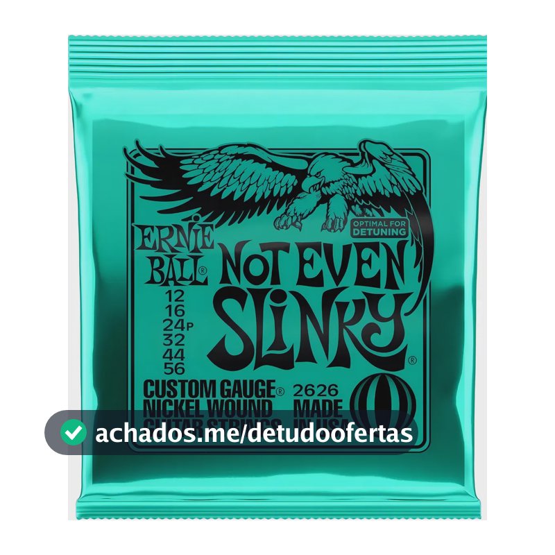 Corda Ernie Ball 012 Not Even Slinky Niquel P/ Guitarra