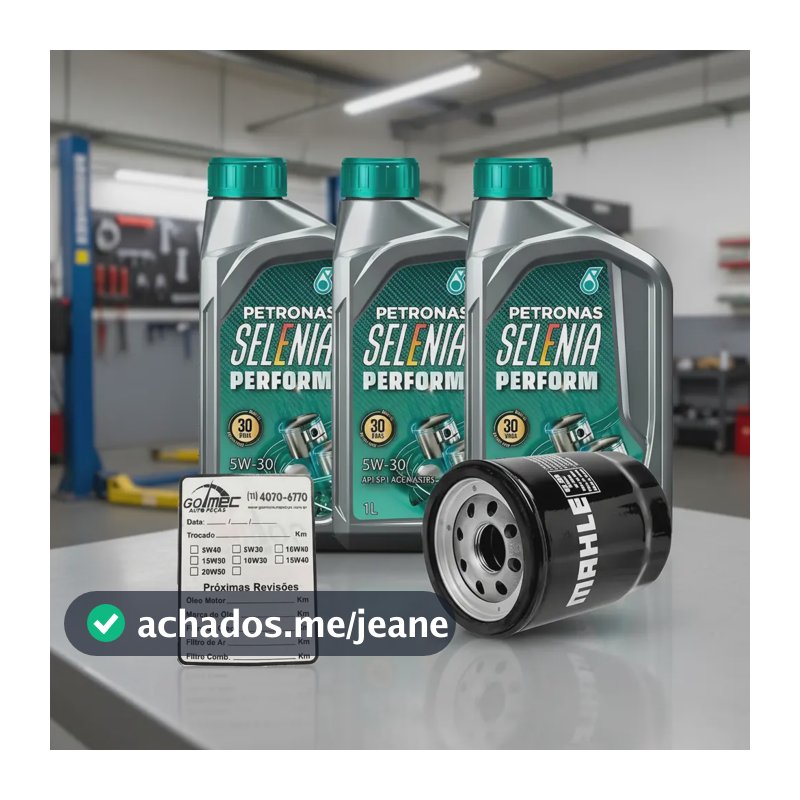 Kit 3 Óleo Petronas 5w30 + Filtro Mahle Palio Siena Strada