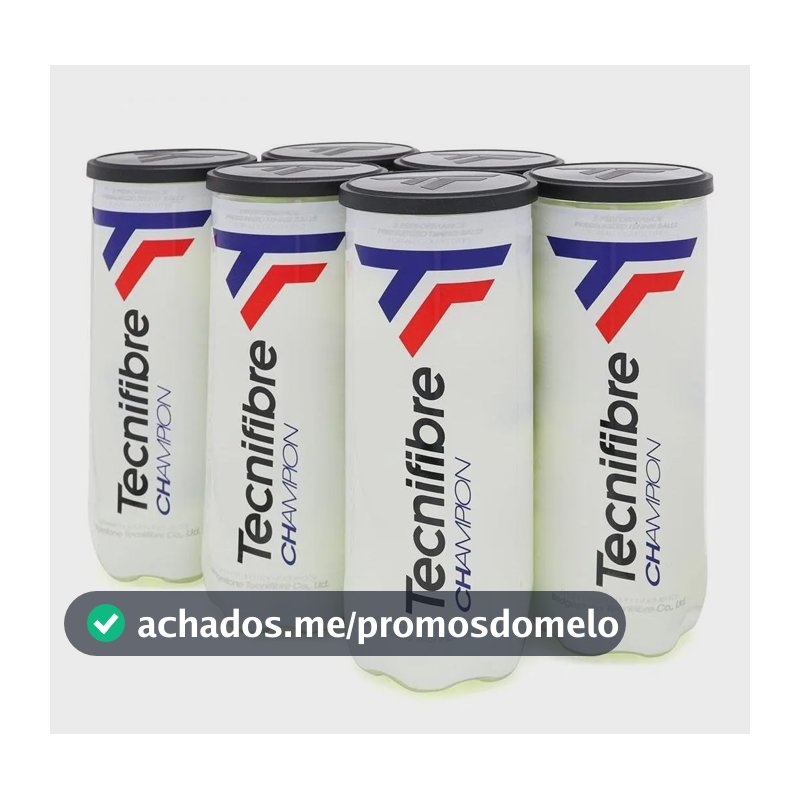Bola De Tênis Tecnifibre Champion One (6un) - Pró Spin Verde