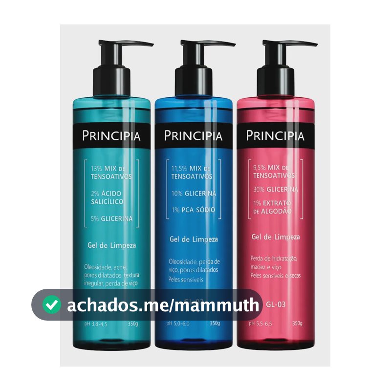Principia Kit Trio Limpeza Facial Personalizada