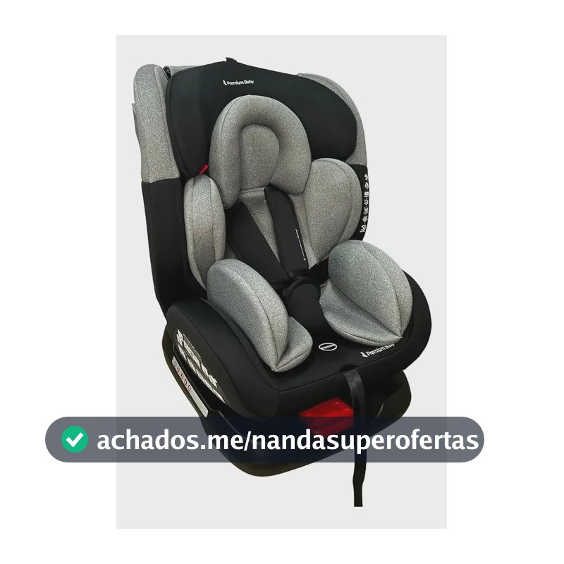 Cadeira infantil para carro Avanti Prime 360 cinza-claro e cinza-escuro