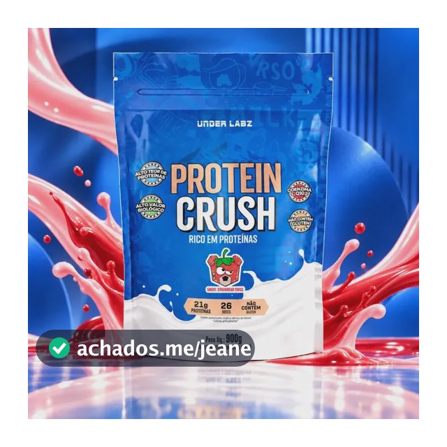 Protein Crush Refil 900g Under Labz Sabor Strawbear Strawbear