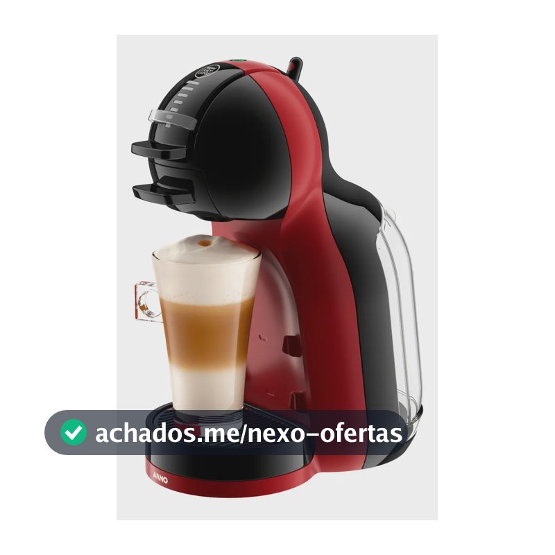 Cafeteira Nescafé Dolce Gusto Mini Me Vermelha e Preta