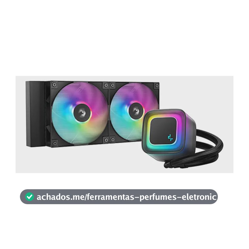 Watercooler Deepcool Le240 V2 Argb Preto 240mm Amd E Intel