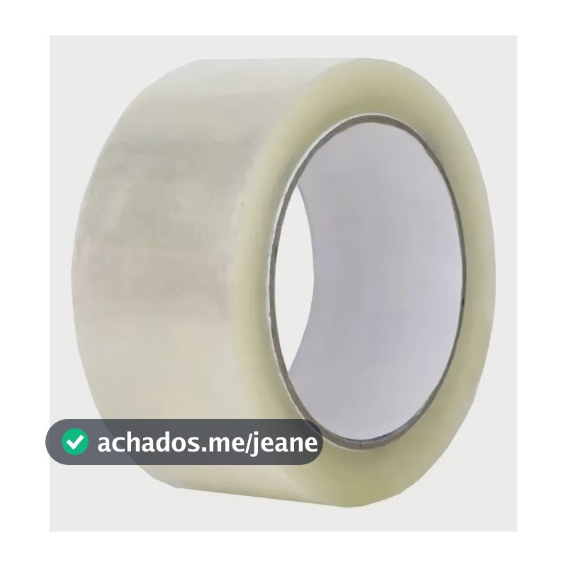 Fita Adesiva Transparente 45mm X 100 Metros - 10 Unidades