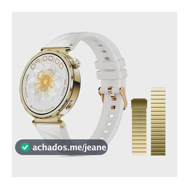 Smartwatch Feminino Aurafit Am23 Tela 1.32 Dourado-champanhe Dourado-champanhe Smartwatches Para Mulheres Dourado-champanhe/branco-pérola