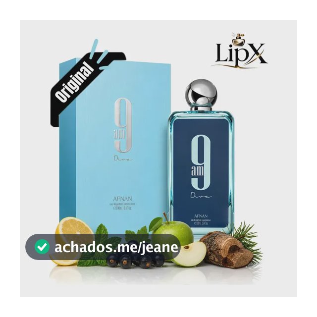 Perfume Arabe 9am Dive Afnan Edp 100ML Original