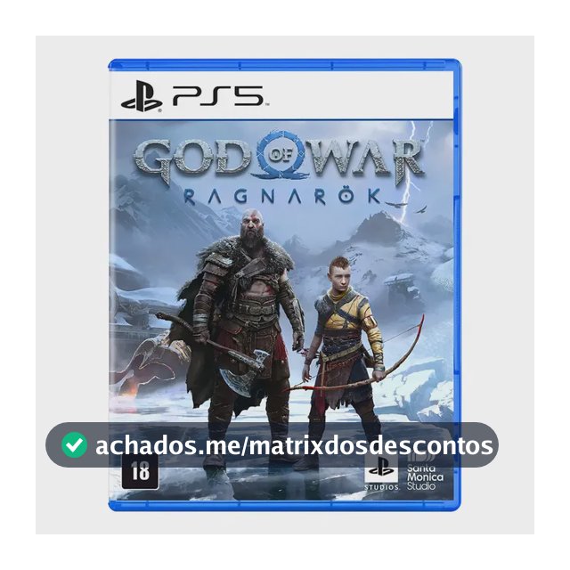 Jogo God Of War Ragnarok Edição Física Playstation 5 Sony