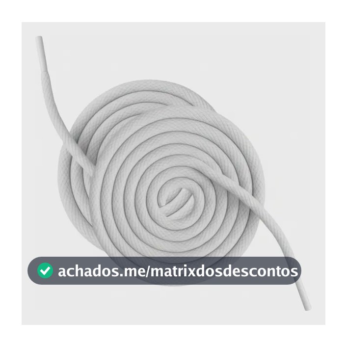 Par Cadarço 130cm Redondo Padrão Nike adidas Puma Marcas Branco