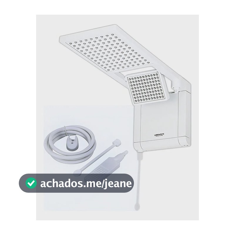 Chuveiro Eletrônico Lorenzetti Acqua Duo Ultra Branco Potência 7.8 Kw