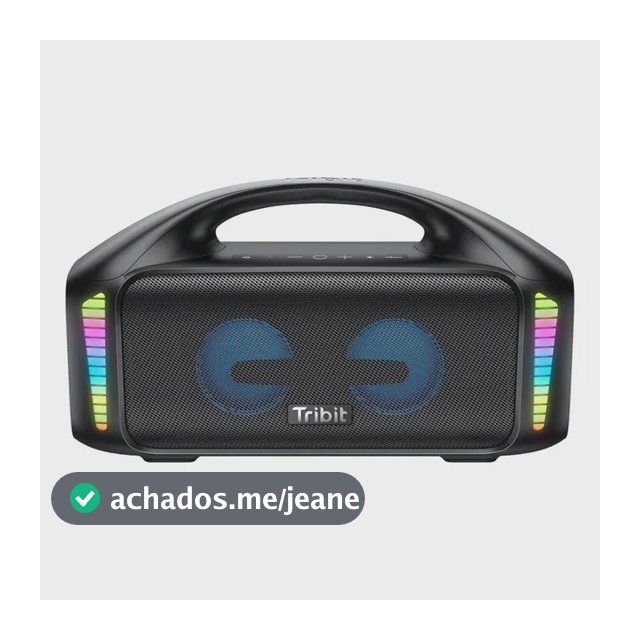 Alto-falante Tribit Stormbox Blast Portátil 90w Cor Preto