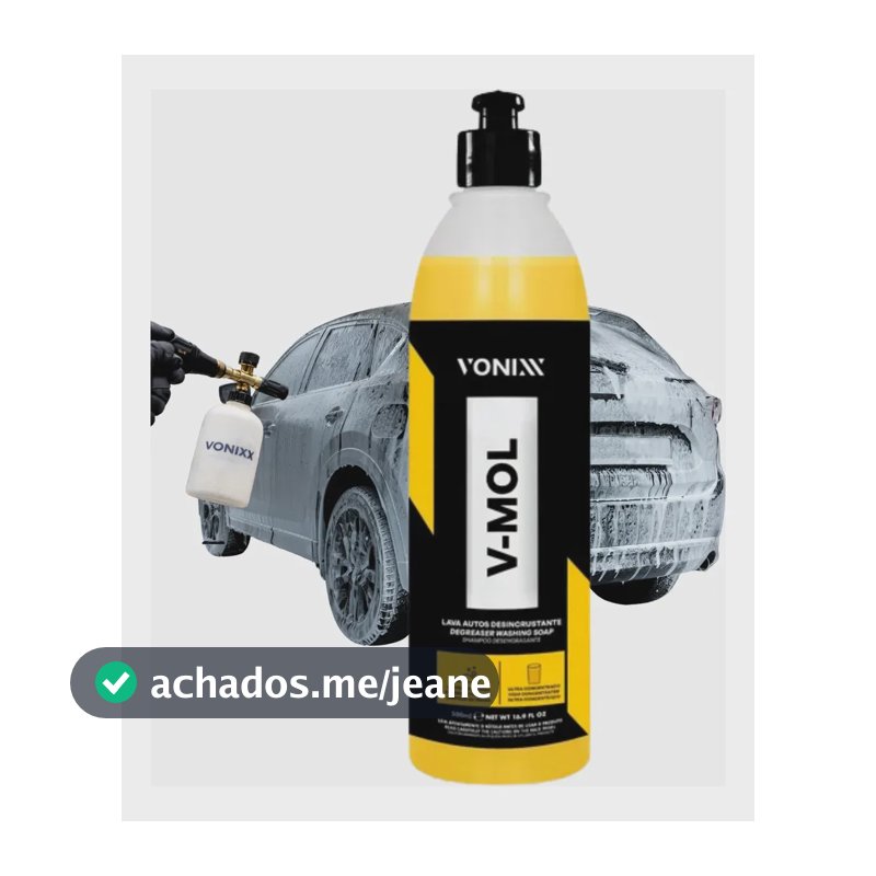 V-mol 500ml Vonixx Shampoo Automotivo Limpeza Pesada Barro