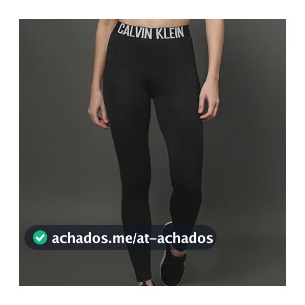 Calça Calvin Klein Microfibra Sport Intense Power Preto Batik M