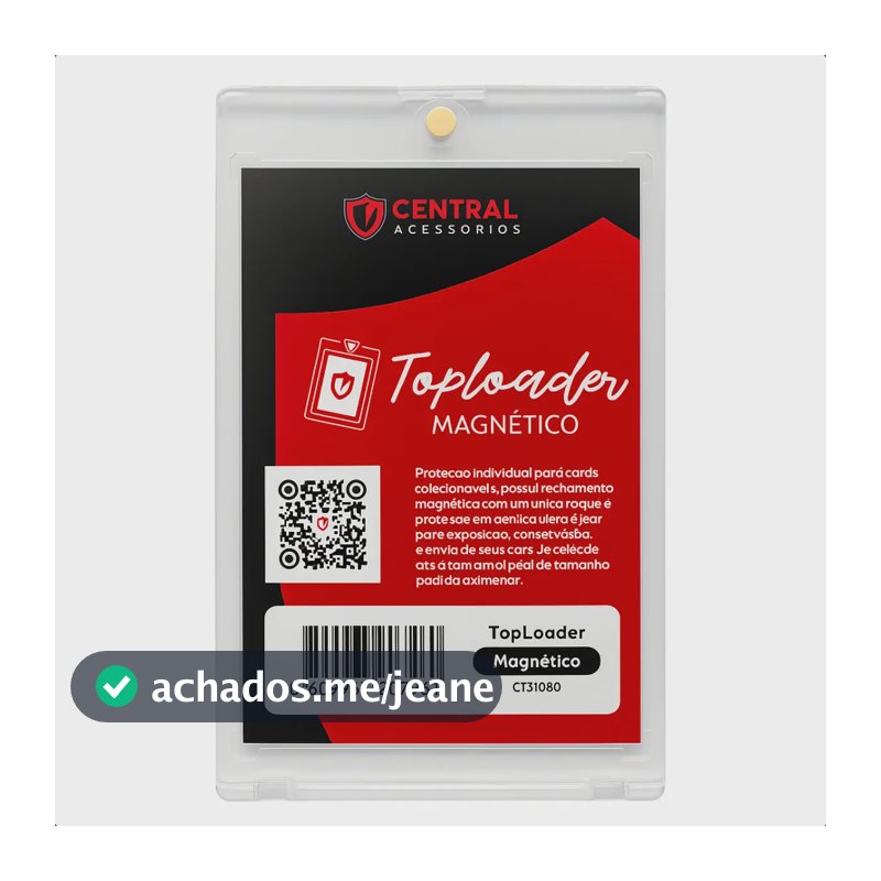 Mag Toploader Magnético Central Magic Pokemon Yugioh Card