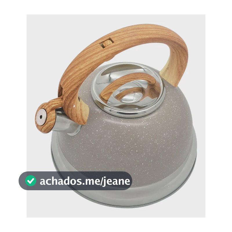 Chaleira Com Apito Brinox 2,7 L Roma Areia